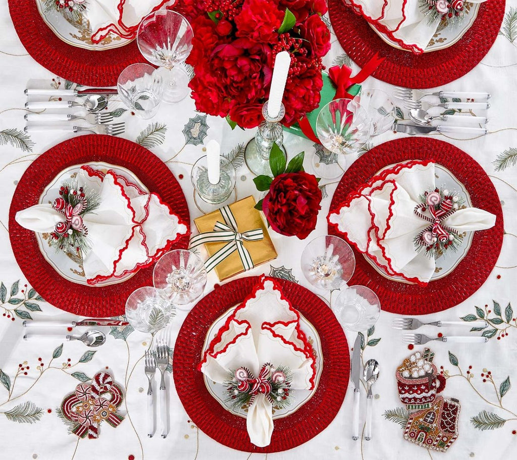 Mirage 5-Piece Place Setting in White & Silver