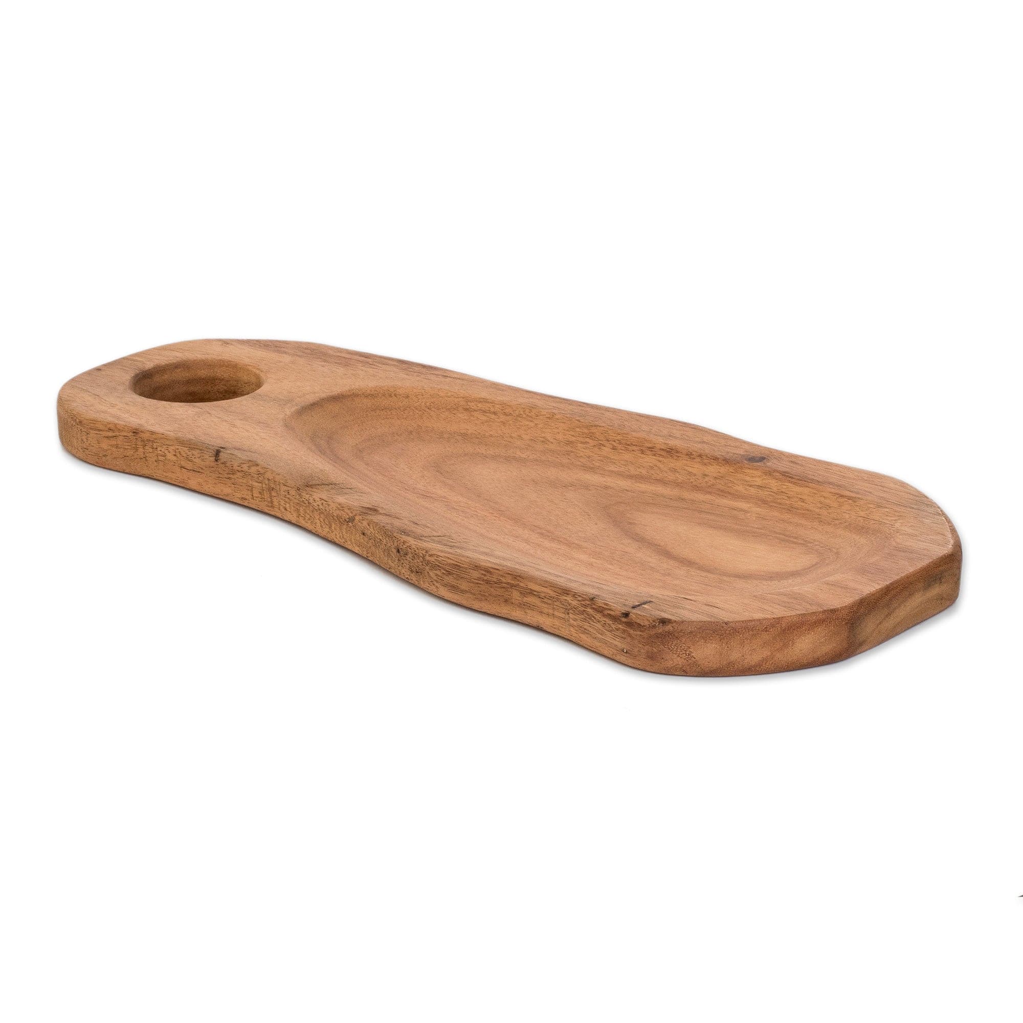 Wood Charcuterie Serving Board Handcrafted in Costa Rica - Natural Beauty
