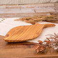 Fish-Themed Eco-Friendly Hand-Carved Teak Wood Snack Plate - Time to Share