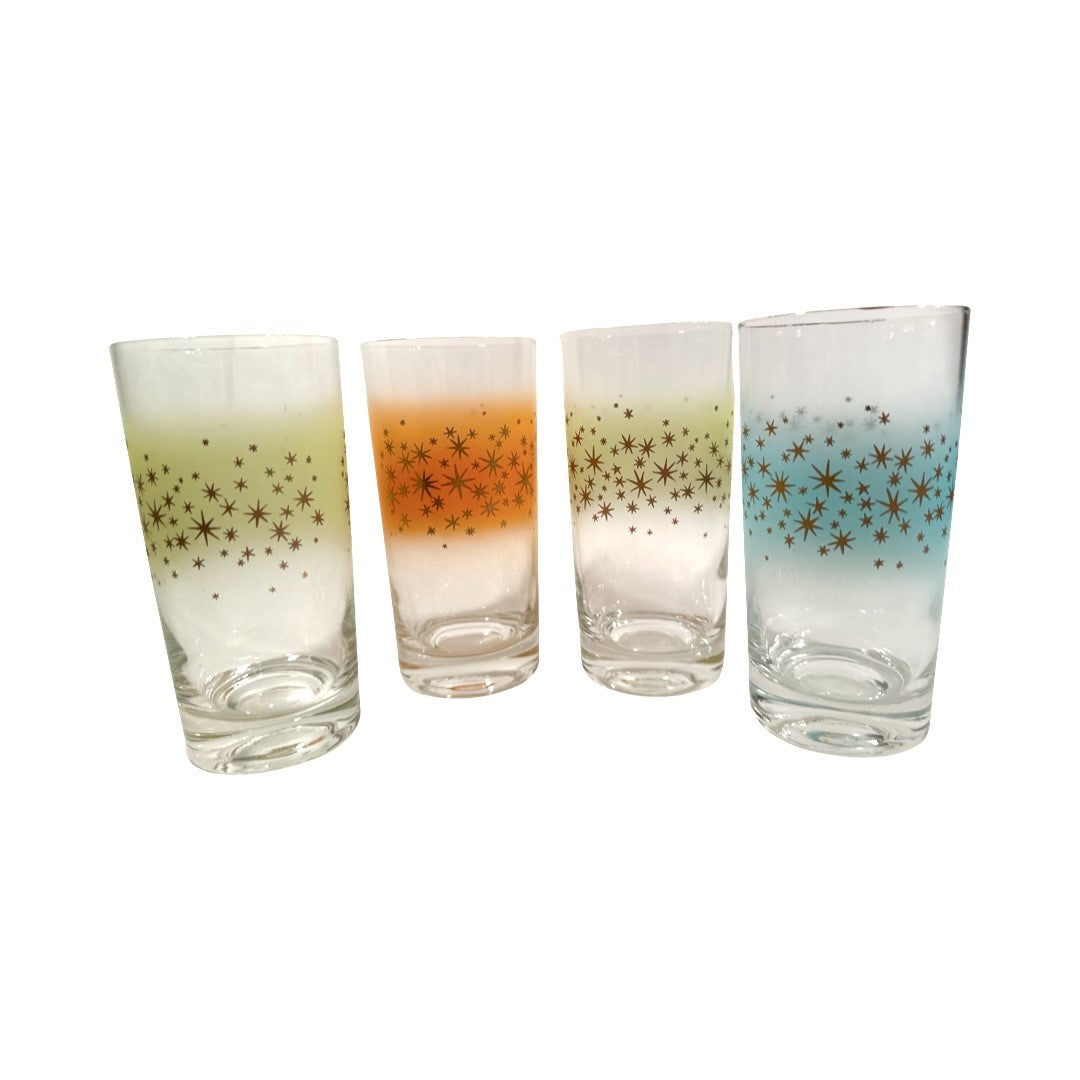 Libbey Atomic Star Glasses (Set of 4)