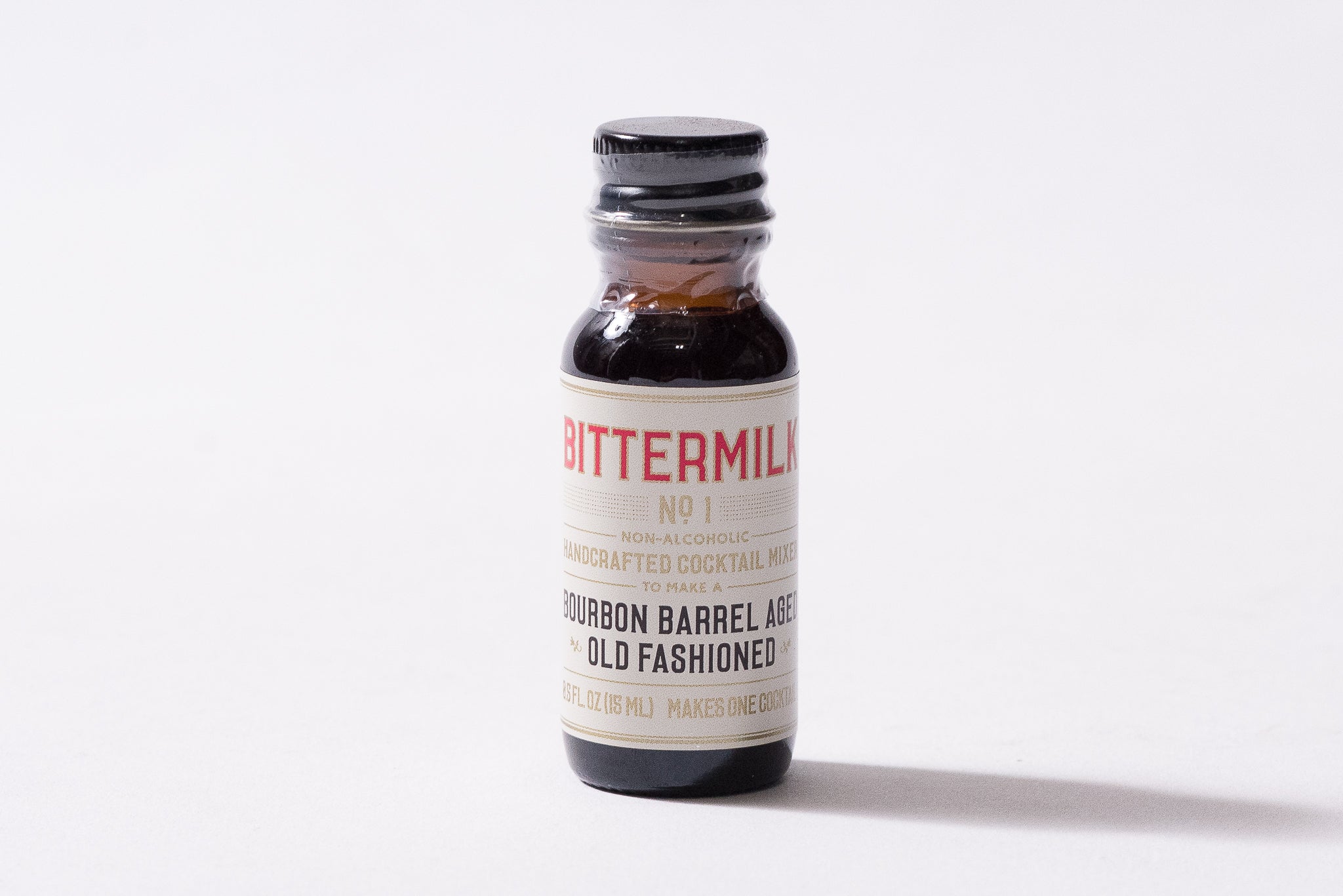 No.1 Single Serve | Bourbon Barrel Aged Old Fashioned | Bittermilk Crafted Cocktail Mix